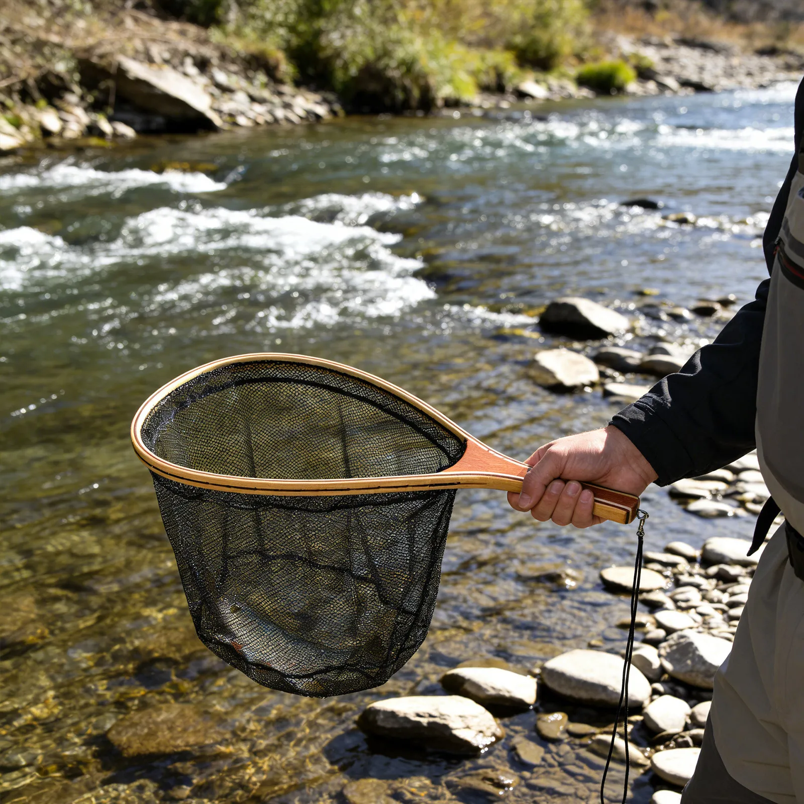Wooden Fly Fishing Net Non-Slip Floating Mesh Portable Backpacking Landing Net for Trout Bass Lake Fishing Gear
Wooden Fly Fishing Net Non-Slip Floating Mesh Portable Backpacking Landing Net for Trout Bass Lake Fishing Gear