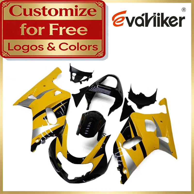 ABS Plastic Injection Fairing Kit For Suzuki GSXR600 2001 2002 2003 GSXR750 01 02 03 yellow Motorcycle Fairing Custom Colors
ABS Plastic Injection Fairing Kit For Suzuki GSXR600 2001 2002 2003 GSXR750 01 02 03 yellow Motorcycle Fairing Custom Colors