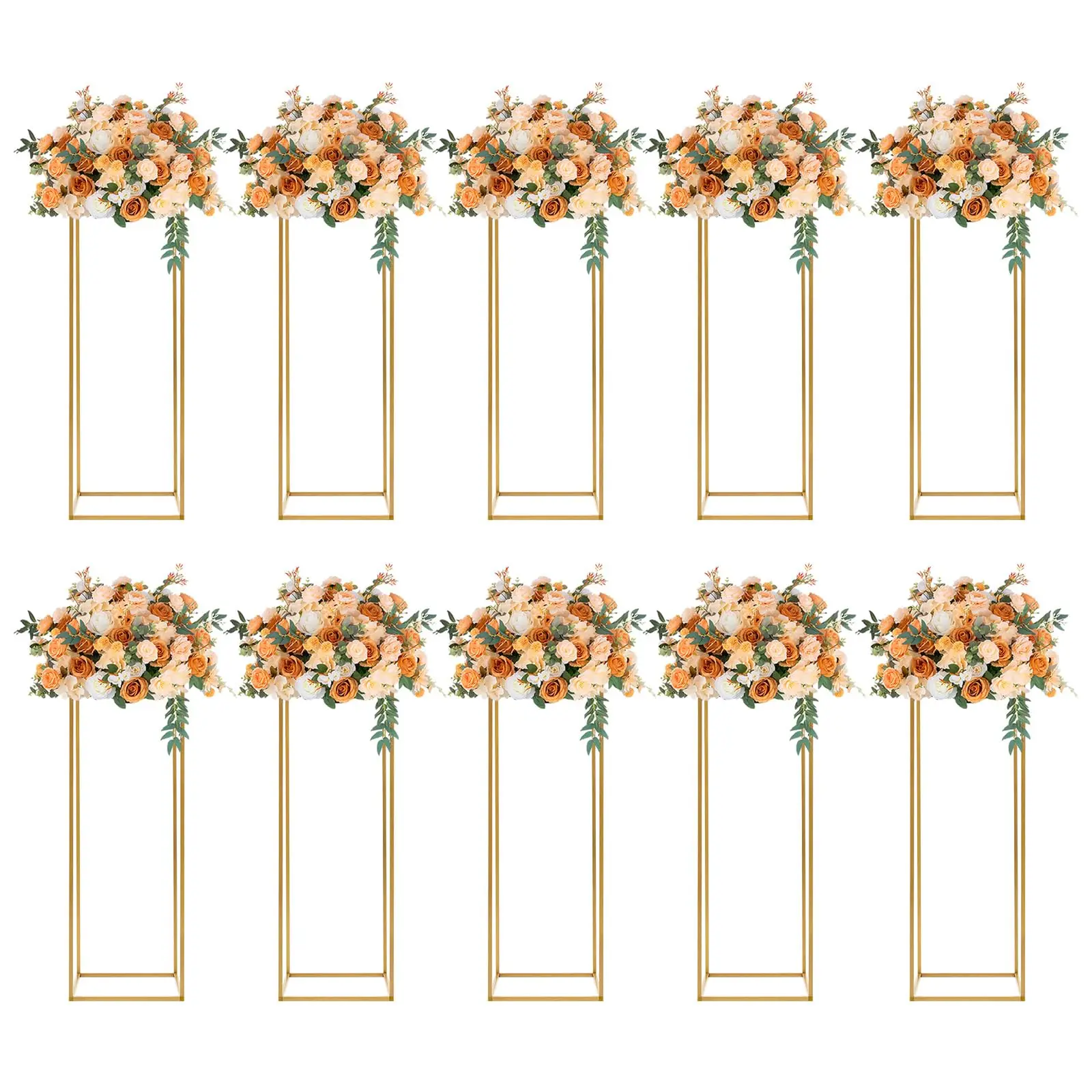 10 件 31.5 英寸 Tall Gold Centerpiece Stands - Metal Flower Stands for Party、 Wedding Reception & Home Decoration
10 件 31.5 英寸 Tall Gold Centerpiece Stands - Metal Flower Stands for Party、 Wedding Reception & Home Decoration