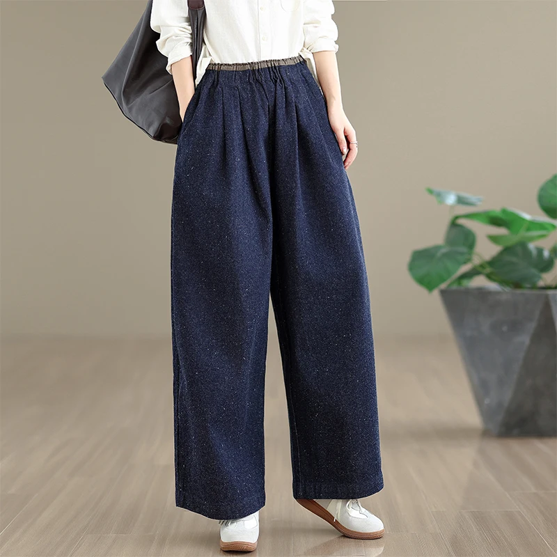 Повседневные джинсовые брюки Харлан большого размера, женские синие джинсы с эластичной резинкой на талии, девятисекционные джинсы, свободные брюки прямого кроя
Повседневные джинсовые брюки Харлан большого размера, женские синие джинсы с эластичной резинкой на талии, девятисекционные джинсы, свободные брюки прямого кроя