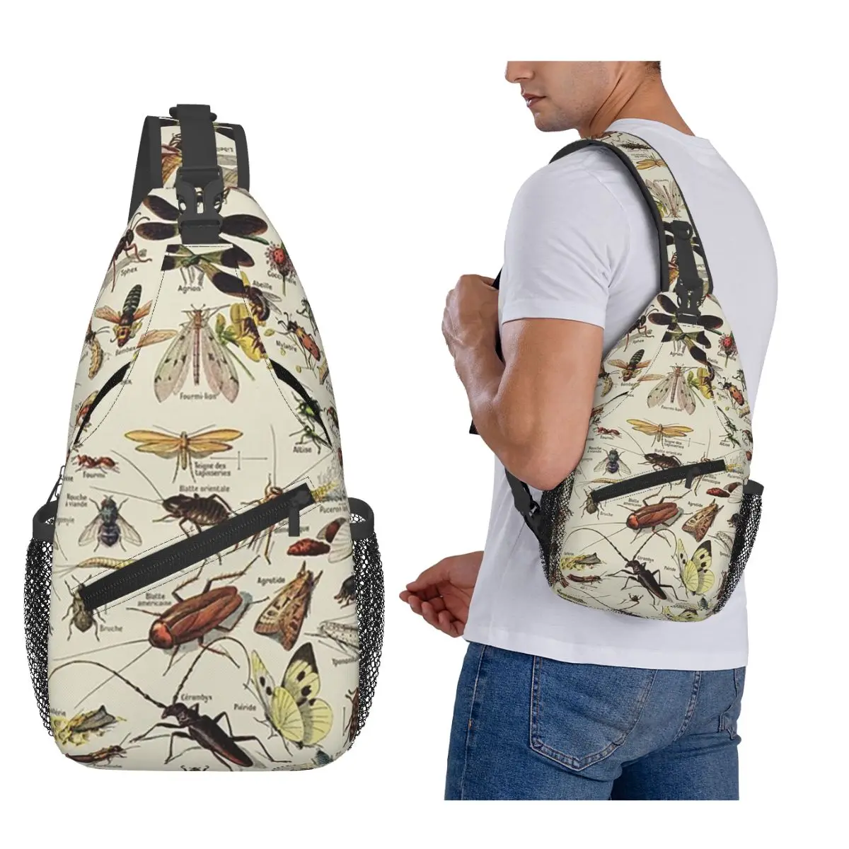 Insects Chart. Scientific Illustration, Text In French Chest Bag Men Sling Crossbody Backpack Chest Bag Daypack Shoulder Bag
Insects Chart. Scientific Illustration, Text In French Chest Bag Men Sling Crossbody Backpack Chest Bag Daypack Shoulder Bag