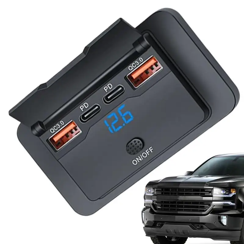 USB Outlet For Car 76W Automotive USB Port Smart QC3.0 Car Charger Cell Phones & Accessories Auto Supplies For Most Vehicles
USB Outlet For Car 76W Automotive USB Port Smart QC3.0 Car Charger Cell Phones & Accessories Auto Supplies For Most Vehicles