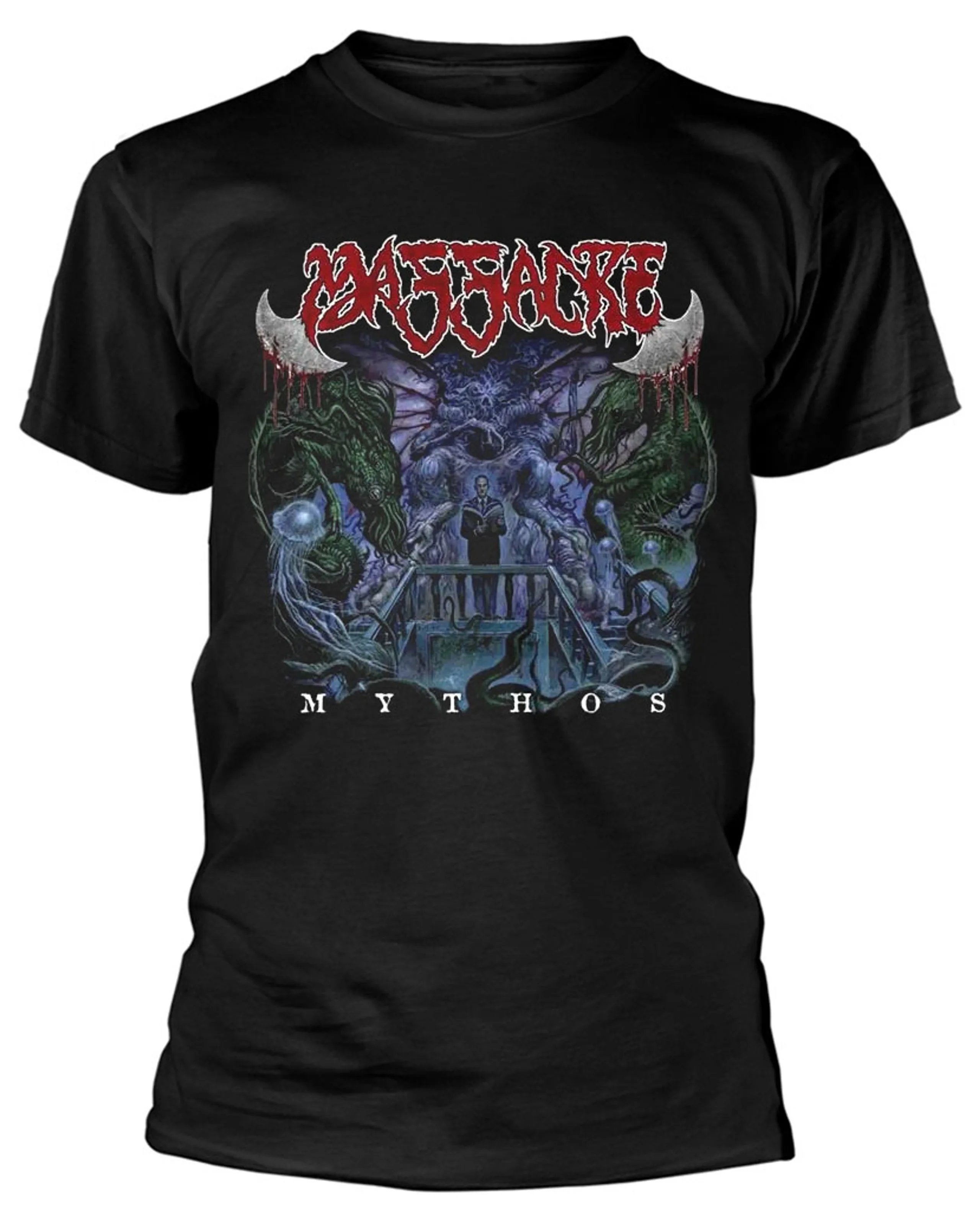 Massacre'The Mythos' Clothing Pattern Printing Summer Luxury Brand Cotton Men's and Women's T-Shirts Short Sleeves
Massacre'The Mythos' Clothing Pattern Printing Summer Luxury Brand Cotton Men's and Women's T-Shirts Short Sleeves