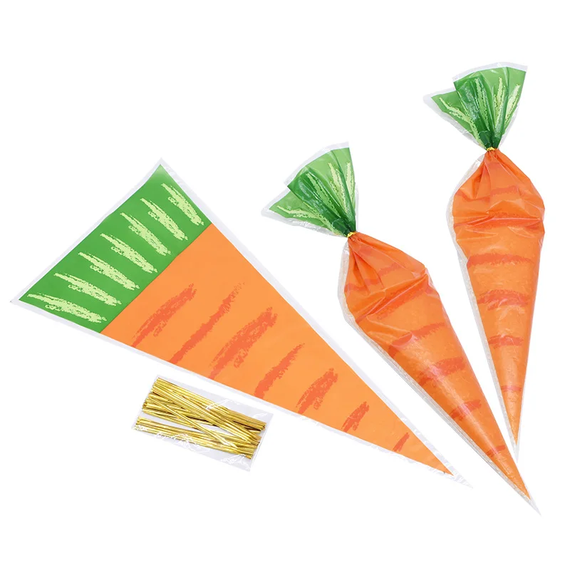 20Pcs Easter Carrot Candy Bags Supplies Candy Cones Transprant Plastic Bag Bunny Rabbit Gift Bag Kids Birthday Party Decoration
20Pcs Easter Carrot Candy Bags Supplies Candy Cones Transprant Plastic Bag Bunny Rabbit Gift Bag Kids Birthday Party Decoration
