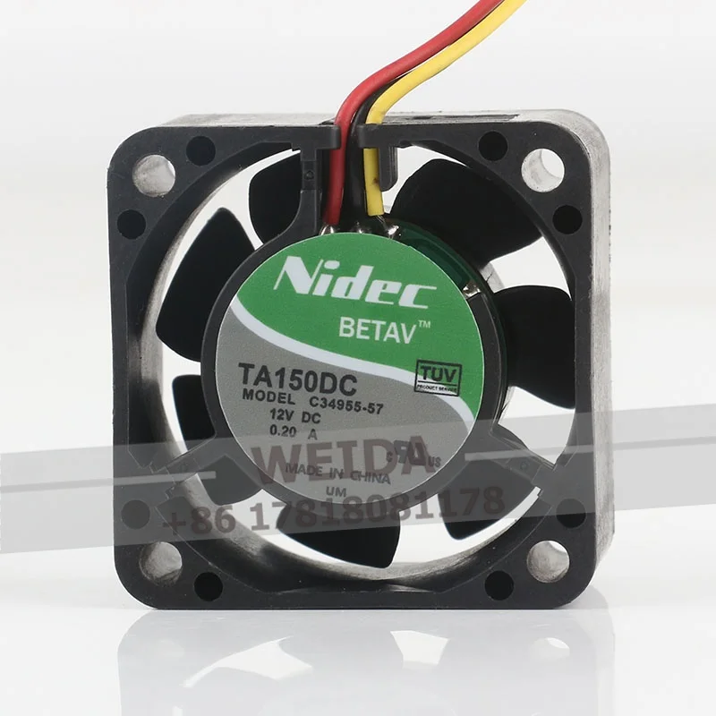 Nidec DC 12V 0.20A 4020 Large air C34955-57 Cooling fan 4CM volume cabinet server 40X40X20MM Speed measurement
Nidec DC 12V 0.20A 4020 Large air C34955-57 Cooling fan 4CM volume cabinet server 40X40X20MM Speed measurement