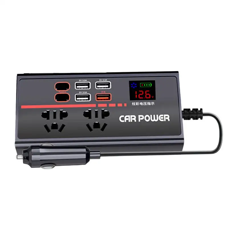 Car Inverter Portable Charging Converter for Auto 200W Car Power Inverter 12V or 24V DC to 110V or 220V AC USB Fast Charger
Car Inverter Portable Charging Converter for Auto 200W Car Power Inverter 12V or 24V DC to 110V or 220V AC USB Fast Charger