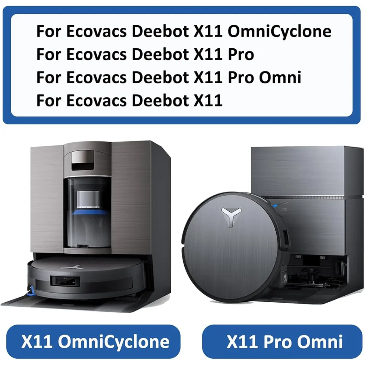 Набор аксессуаров из 15 шт. для деталей робота-пылесоса X11 OmniCyclone/X11 Pro/X11 Pro Omni/X11
Набор аксессуаров из 15 шт. для деталей робота-пылесоса X11 OmniCyclone/X11 Pro/X11 Pro Omni/X11