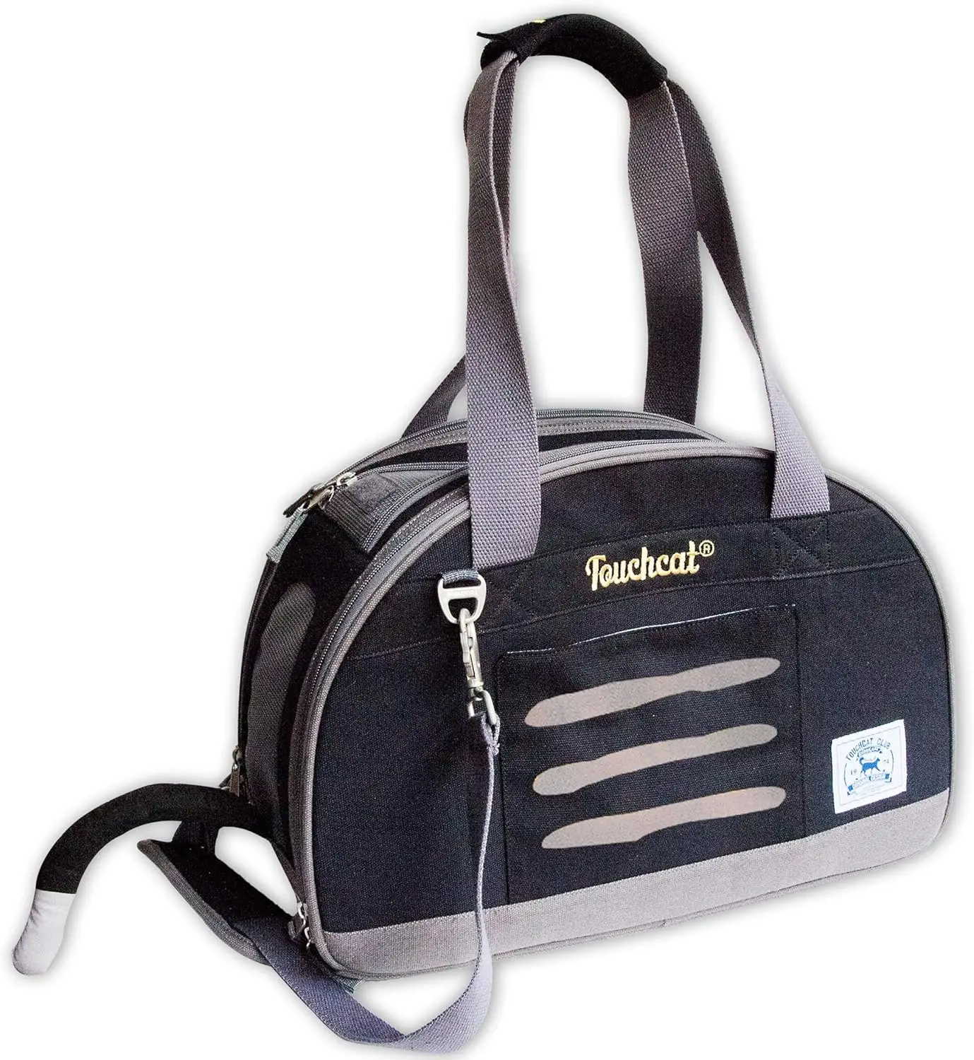 ® Touchcat 'Tote-Tails' Designer Airline Approved Folding Travel Cat Carrier - Airline Pet Carrier with Designer Tail and Tri
® Touchcat 'Tote-Tails' Designer Airline Approved Folding Travel Cat Carrier - Airline Pet Carrier with Designer Tail and Tri