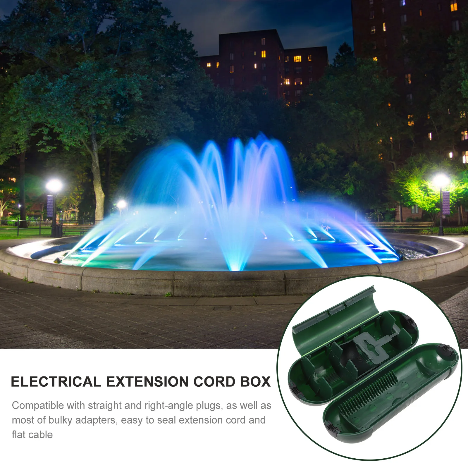 Waterproof Extension Cord Box Outdoor Box Seal Connector Cover for Pool Pump Landscape Lighting Orange
Waterproof Extension Cord Box Outdoor Box Seal Connector Cover for Pool Pump Landscape Lighting Orange