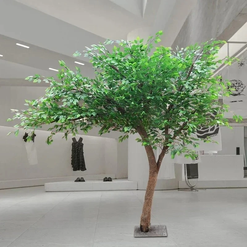 Emulational Fake Tree Simulation Banyan Tree Large Plant Living Room Pachira Macrocarpa Solid Wood Trunk
Emulational Fake Tree Simulation Banyan Tree Large Plant Living Room Pachira Macrocarpa Solid Wood Trunk