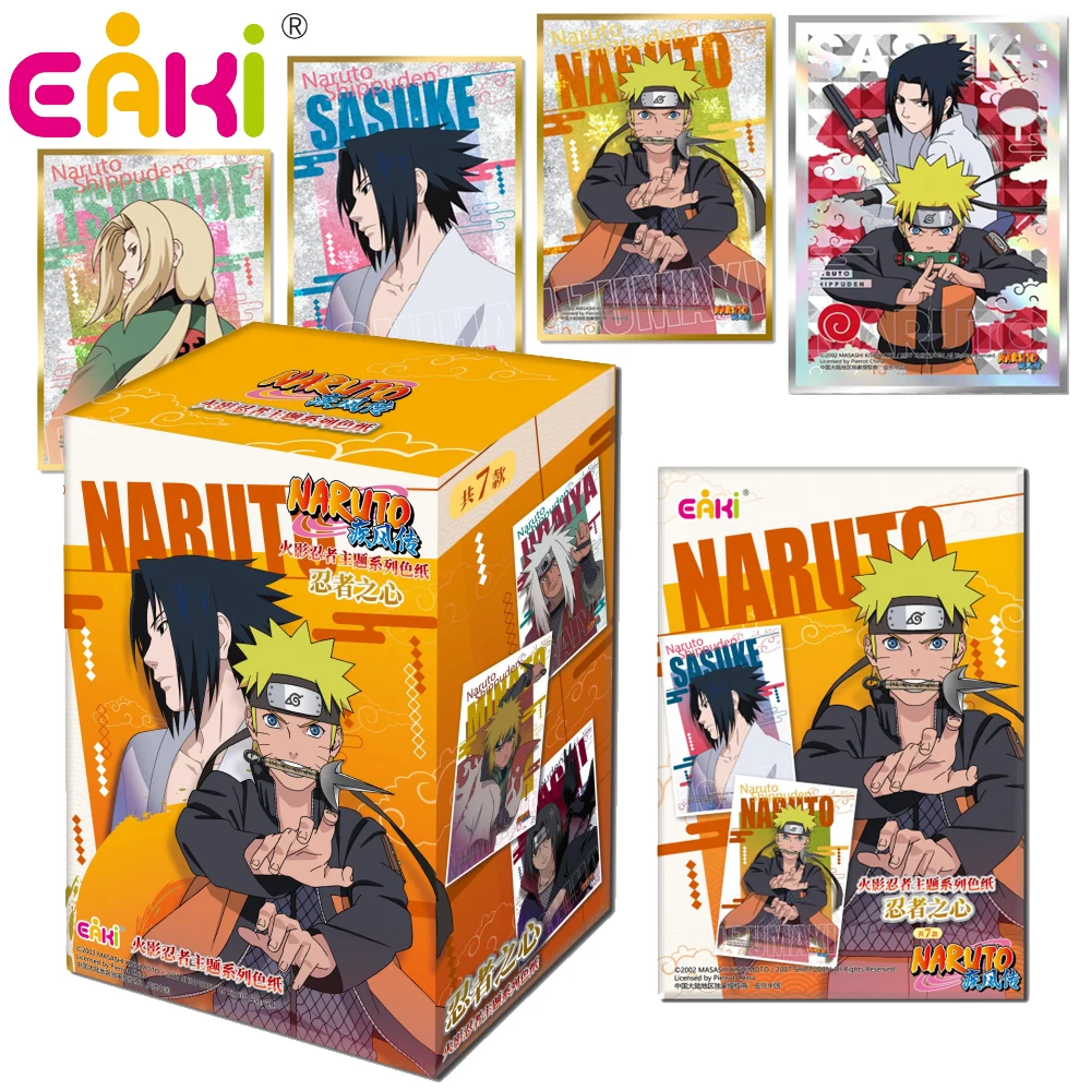 New Original Eaki Naruto Collection Cards Fantasy Anime Uchiha Sasuke Exquisite Craftsmanship Color Paper Cards Toys for Family
New Original Eaki Naruto Collection Cards Fantasy Anime Uchiha Sasuke Exquisite Craftsmanship Color Paper Cards Toys for Family