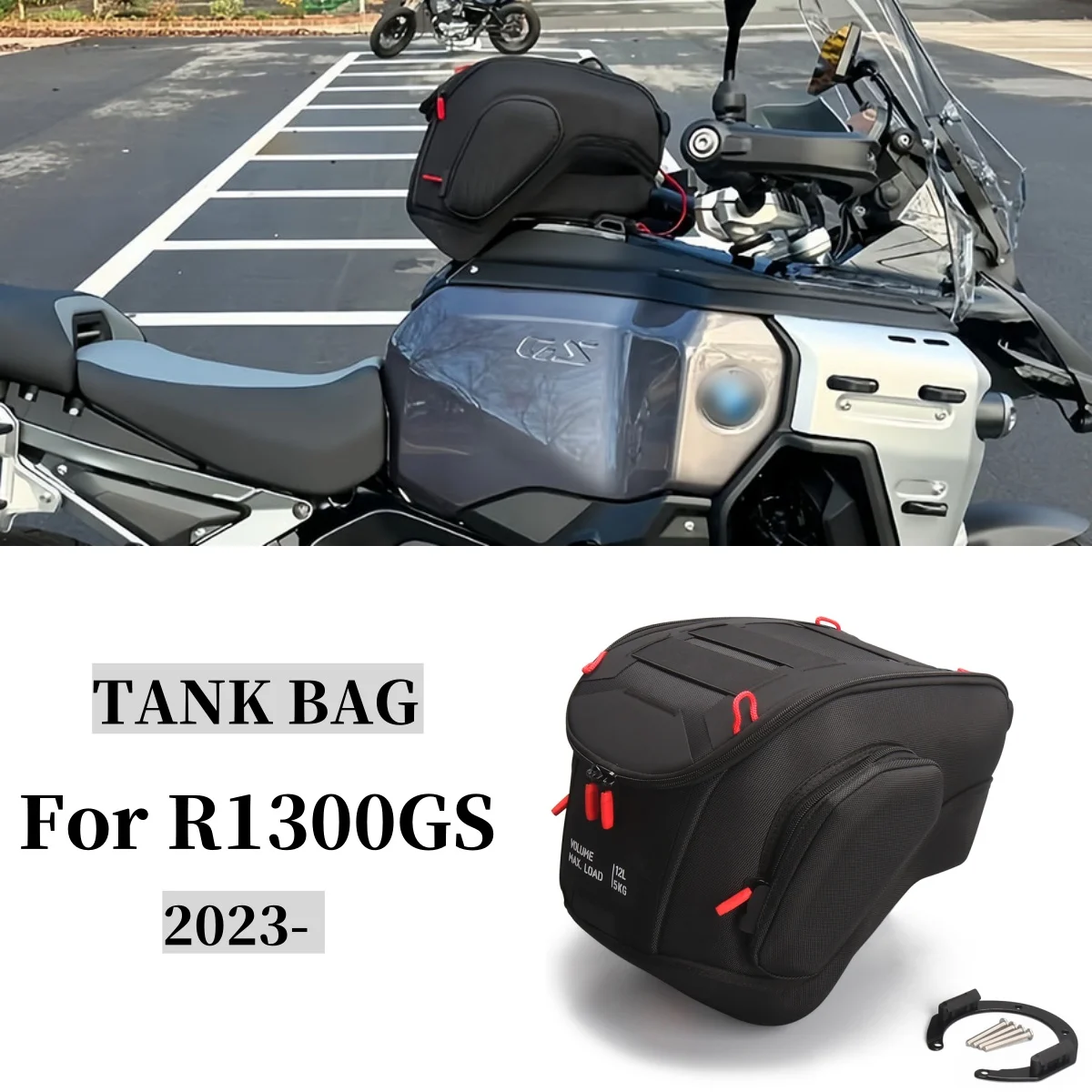 Мотоциклетная сумка на бак 12 л, водонепроницаемый рюкзак, комплект с быстрой фиксацией, черный для BMW R1300GS GS1300 R 1300GS R 1300 GS 2023 2024 25
Мотоциклетная сумка на бак 12 л, водонепроницаемый рюкзак, комплект с быстрой фиксацией, черный для BMW R1300GS GS1300 R 1300GS R 1300 GS 2023 2024 25
