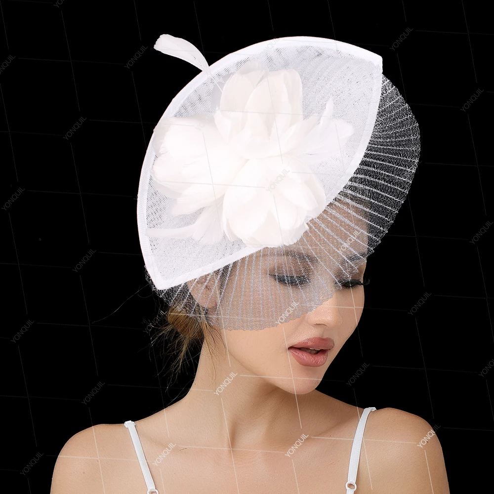 Fashion Ladies 32*21cm Wedding Fascinator Bases Bride Headdress Headwear Feather Millinery Hat for women Hair Accessories
Fashion Ladies 32*21cm Wedding Fascinator Bases Bride Headdress Headwear Feather Millinery Hat for women Hair Accessories