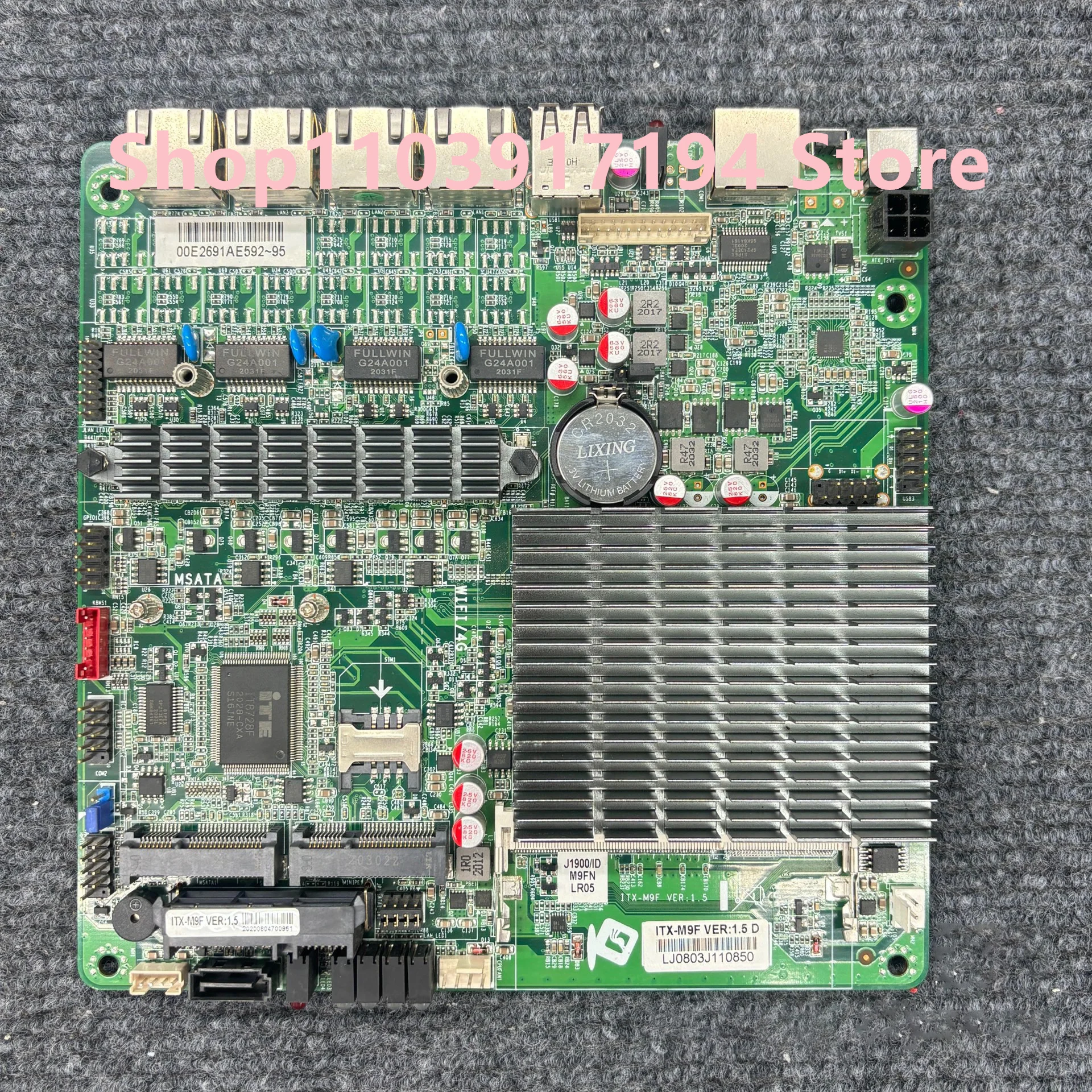 J1900M9FN Industrial control motherboard
J1900M9FN Industrial control motherboard