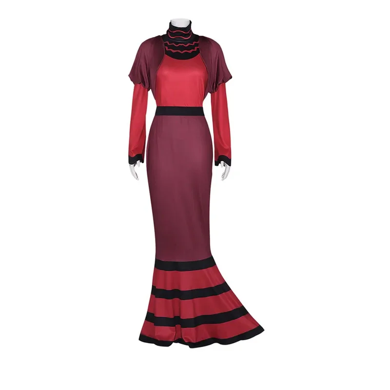 Hazbin Rosie Red Dress Hotel Overlord Clothes Lolita Anime Cosplay Costume Suit Women Fancy Halloween Party Adult FD1;6
Hazbin Rosie Red Dress Hotel Overlord Clothes Lolita Anime Cosplay Costume Suit Women Fancy Halloween Party Adult FD1;6
