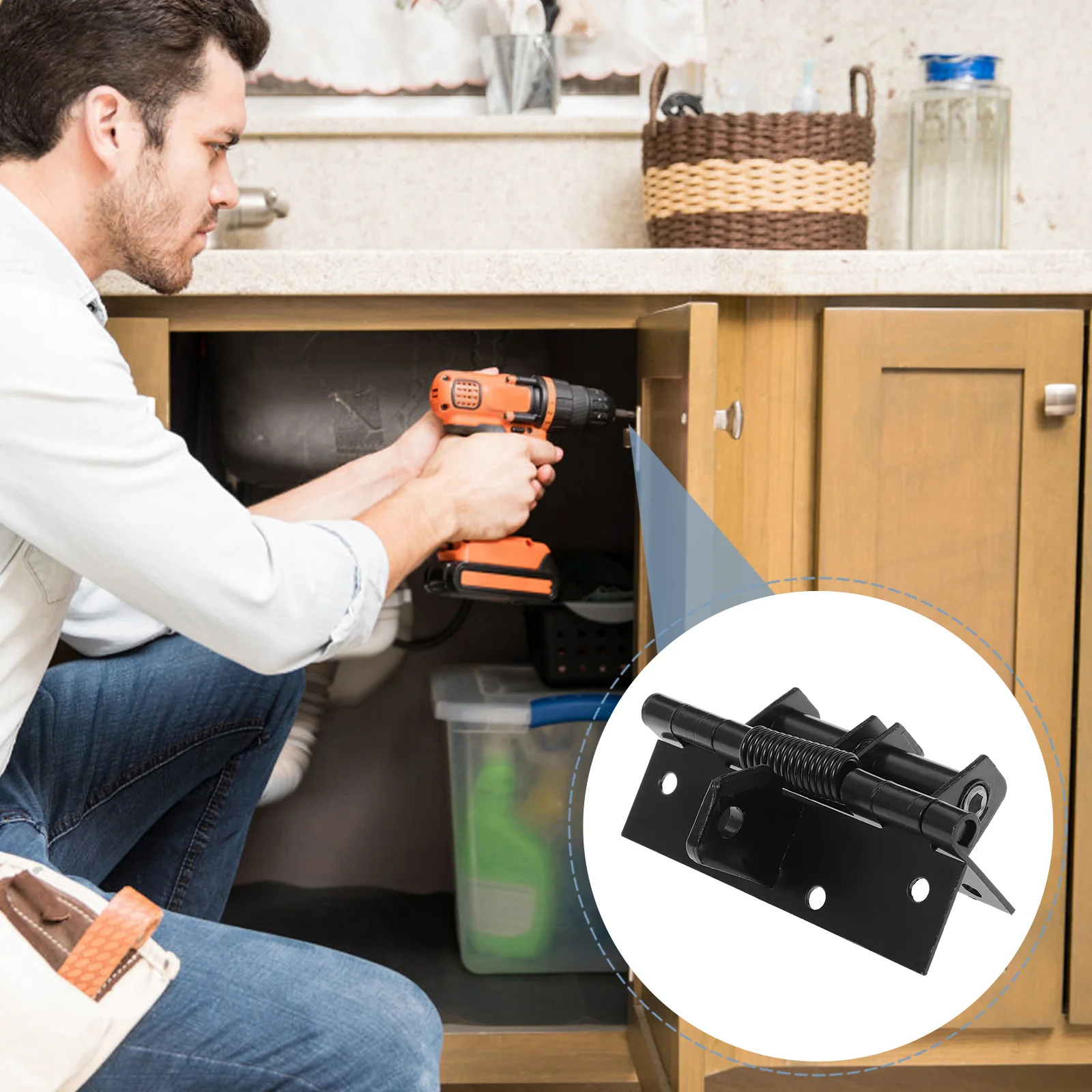 Automatic Closing Hinge Hinges Spring Door Locking Installation Kit Springs Close Garage
Automatic Closing Hinge Hinges Spring Door Locking Installation Kit Springs Close Garage