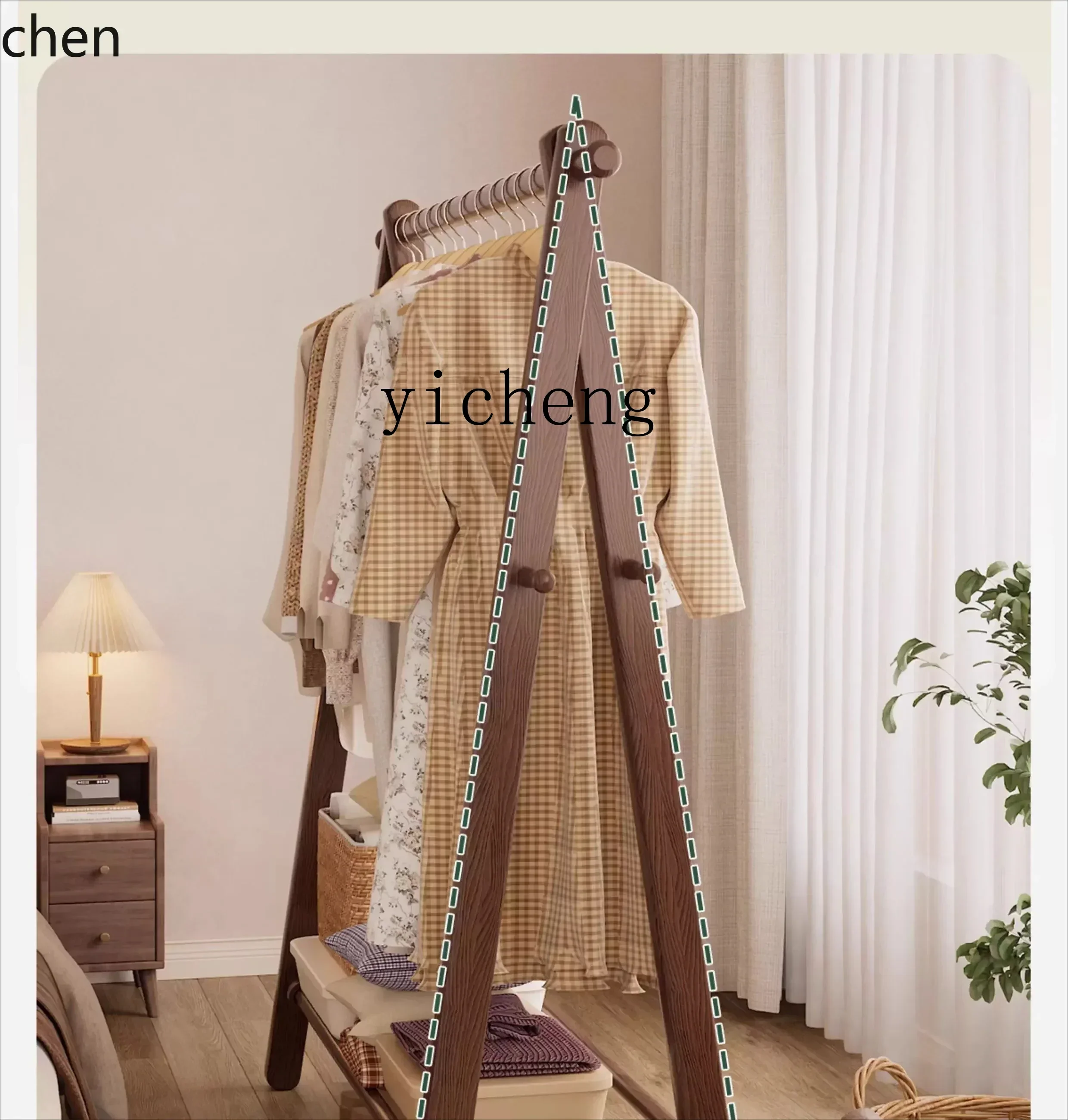 ZZ Floor-standing Clothes Rack Home Solid Wood Coat Rack Room Storage Drying Rack Indoor Simple Clothes
ZZ Floor-standing Clothes Rack Home Solid Wood Coat Rack Room Storage Drying Rack Indoor Simple Clothes