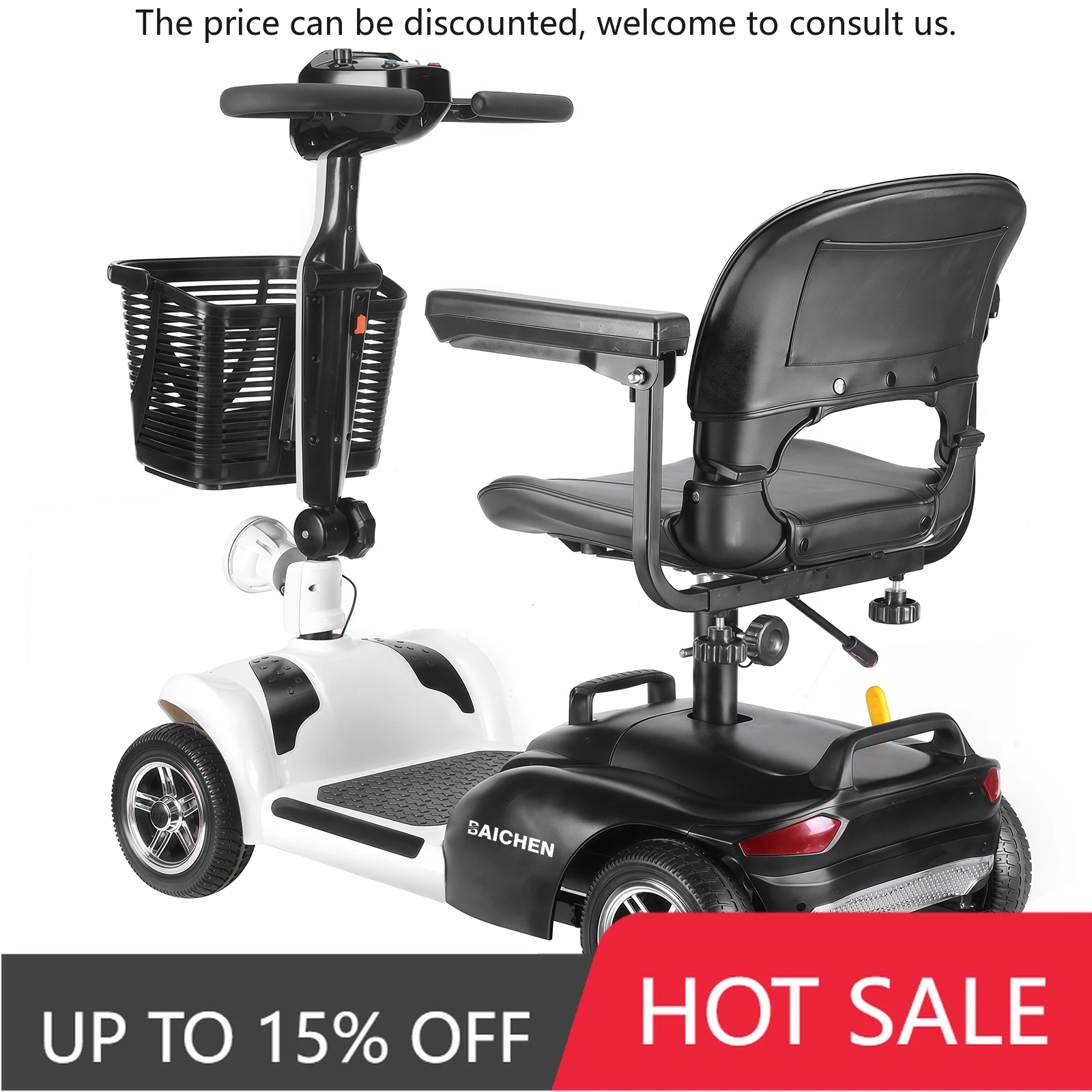 2025 Hot Sale All Terrain Intelligent Comfortable Powerful 4 Wheel Elderly Electric Mobility Scooter For Adult Outdoor Use
2025 Hot Sale All Terrain Intelligent Comfortable Powerful 4 Wheel Elderly Electric Mobility Scooter For Adult Outdoor Use