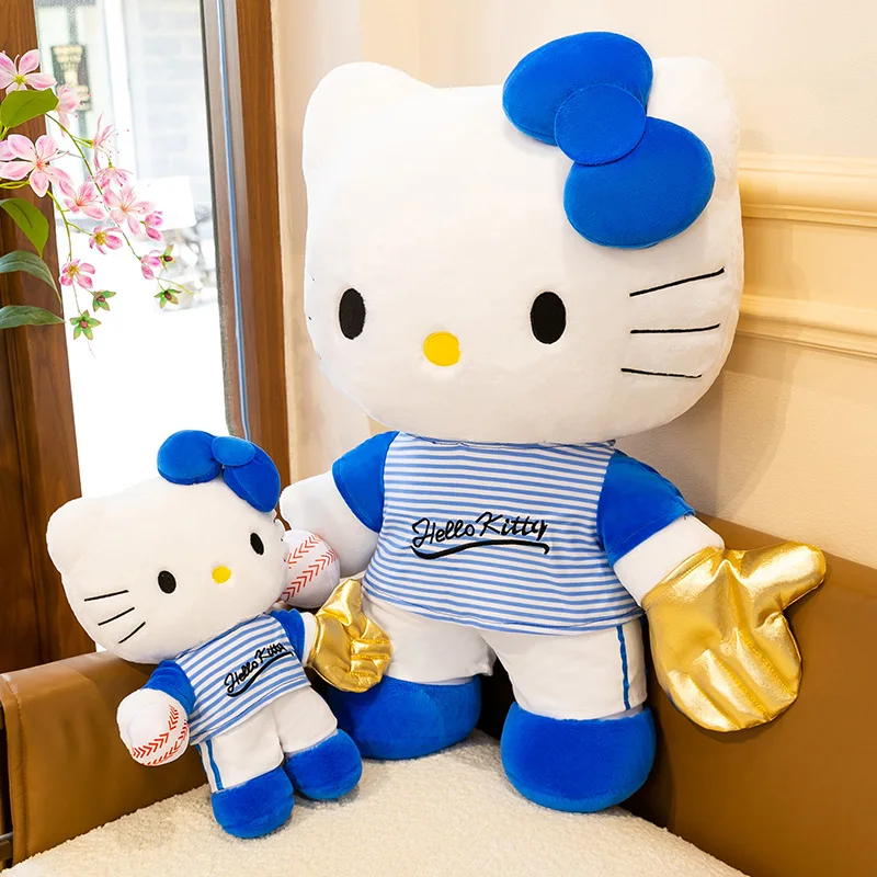 40/60cm Sanrio cartoon baseball jersey, KT cat plush toy, Katie cat doll, cat doll, birthday decoration gift
40/60cm Sanrio cartoon baseball jersey, KT cat plush toy, Katie cat doll, cat doll, birthday decoration gift