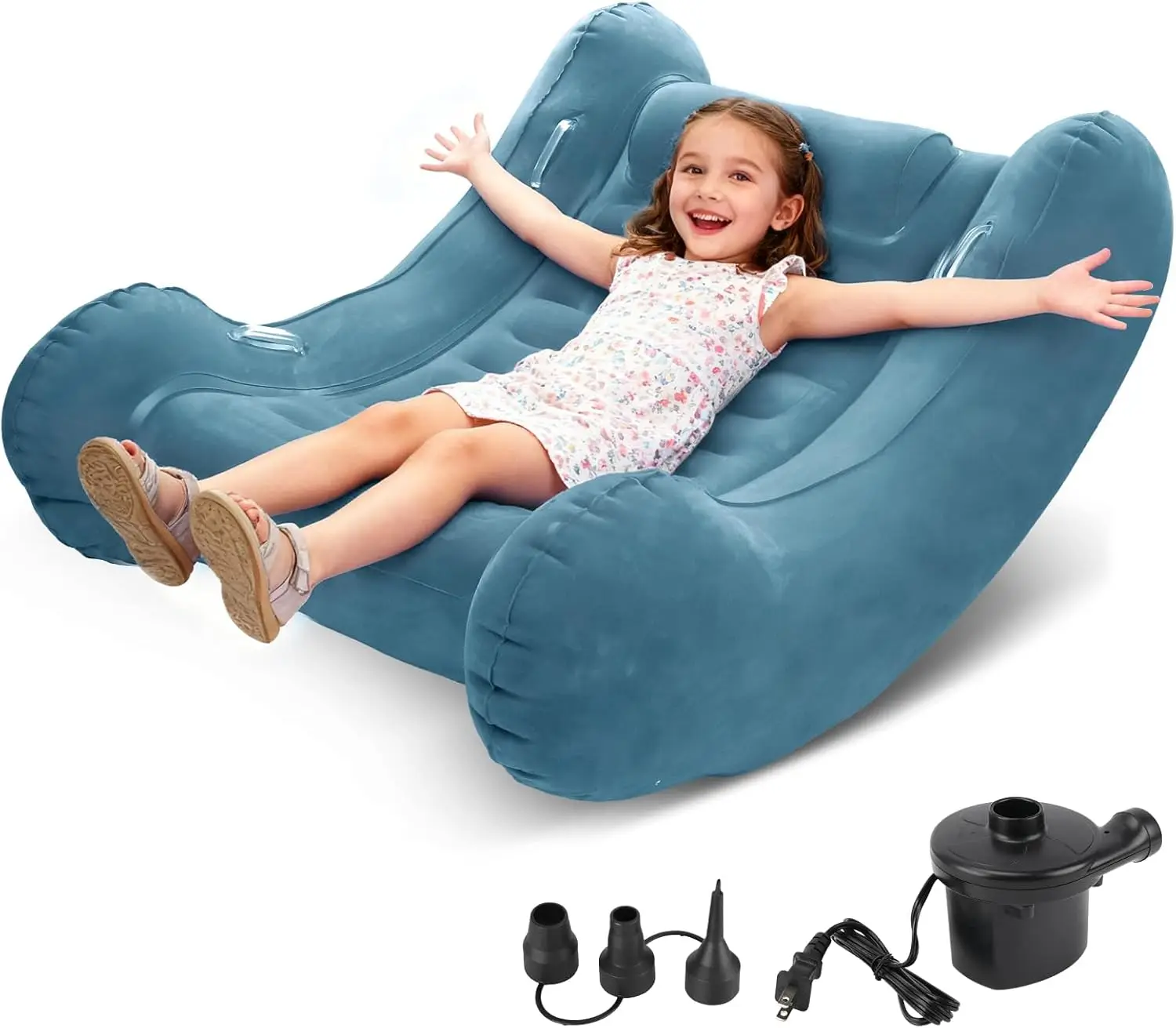 Sensory Rocker Chair for Kids, 55” x 55” x 46” Air Cloud Rocker, Inflatable Sensory Chair for Autistic ADHD Child, Indoor/Outdoo
Sensory Rocker Chair for Kids, 55” x 55” x 46” Air Cloud Rocker, Inflatable Sensory Chair for Autistic ADHD Child, Indoor/Outdoo