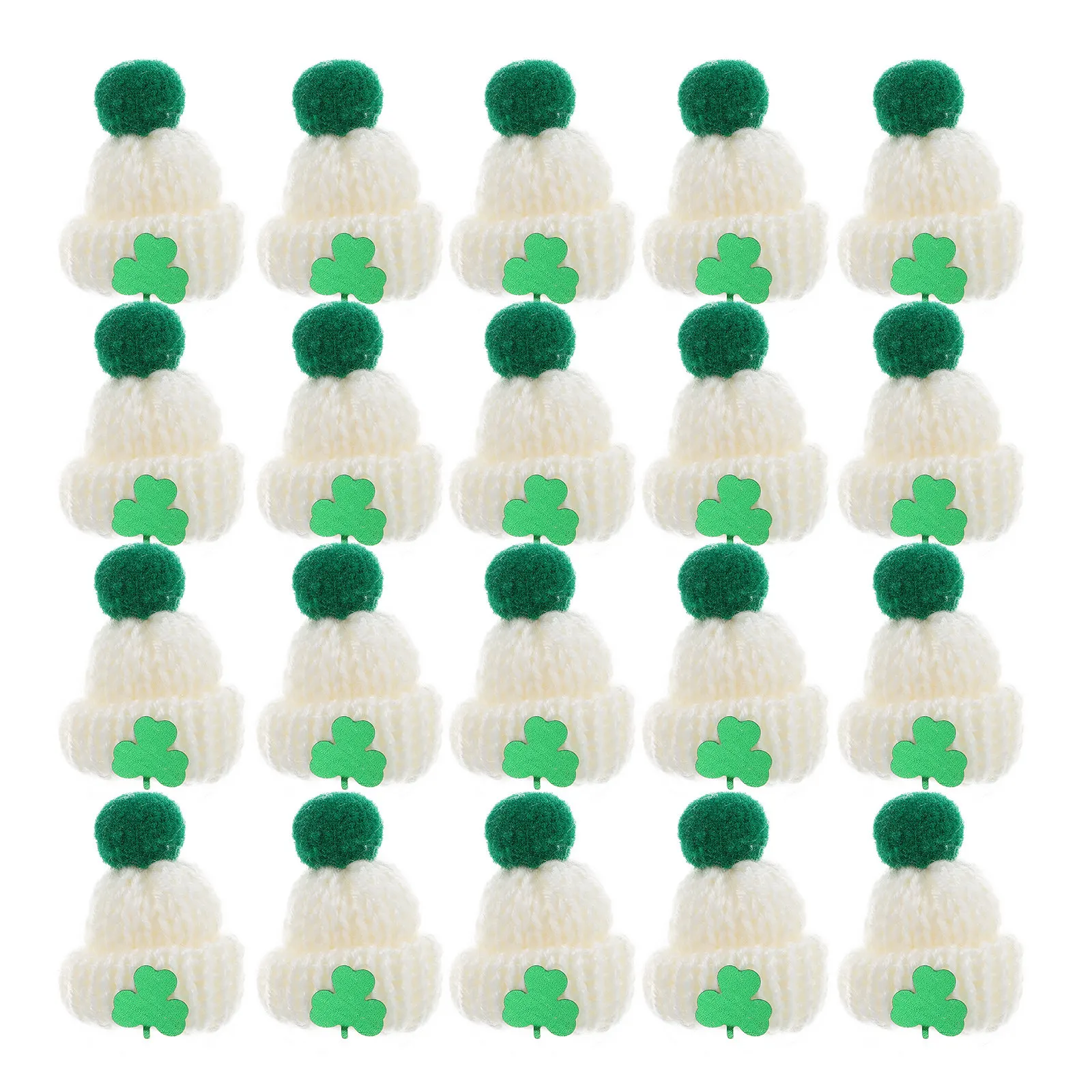 20Pcs Mini Knit Hats Saint Patrick DIY Craft Accessories Mini Wool Yarn Caps for Home Party Decorations Tiny Knit Hats
20Pcs Mini Knit Hats Saint Patrick DIY Craft Accessories Mini Wool Yarn Caps for Home Party Decorations Tiny Knit Hats