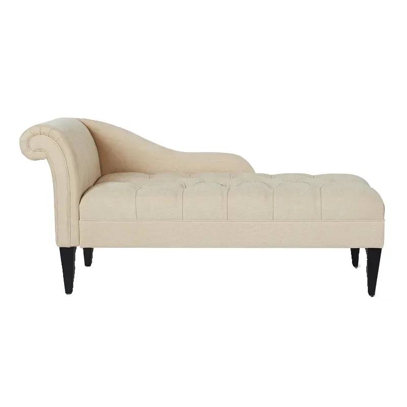 Concubine sofa Nordic light luxury simple concubine chair leisure chair flannel cream white model room
Concubine sofa Nordic light luxury simple concubine chair leisure chair flannel cream white model room