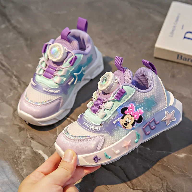 Disney Mickey Mouse Lights Sneakers Minnie Spring Summer Toddler shoes New Girls Princess Casual Shoes Kids Running Shoes
Disney Mickey Mouse Lights Sneakers Minnie Spring Summer Toddler shoes New Girls Princess Casual Shoes Kids Running Shoes