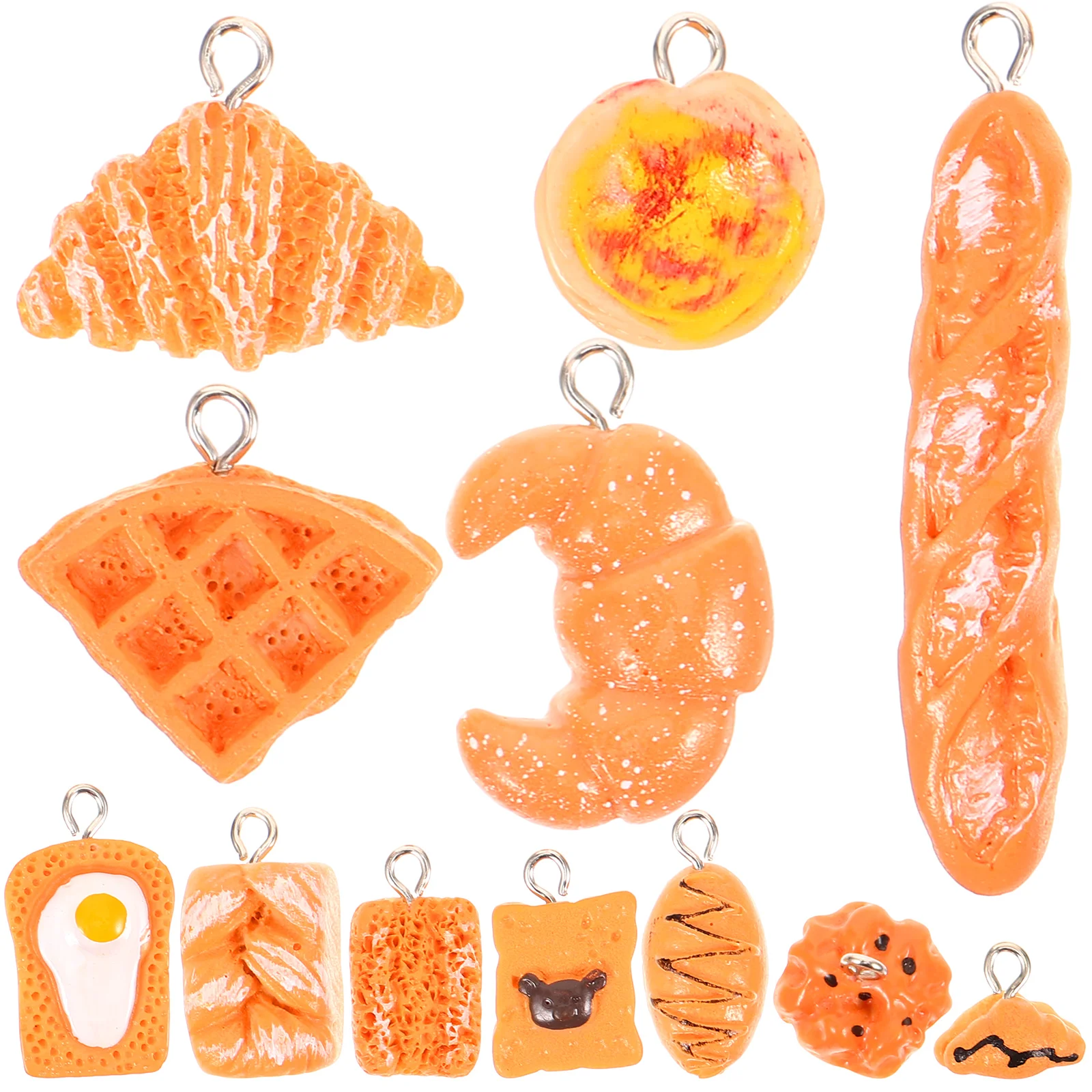 12 Pcs Resin Simulation Food Play Keychain Pendant Jewelry Charms for Making Mini Bracelet
12 Pcs Resin Simulation Food Play Keychain Pendant Jewelry Charms for Making Mini Bracelet