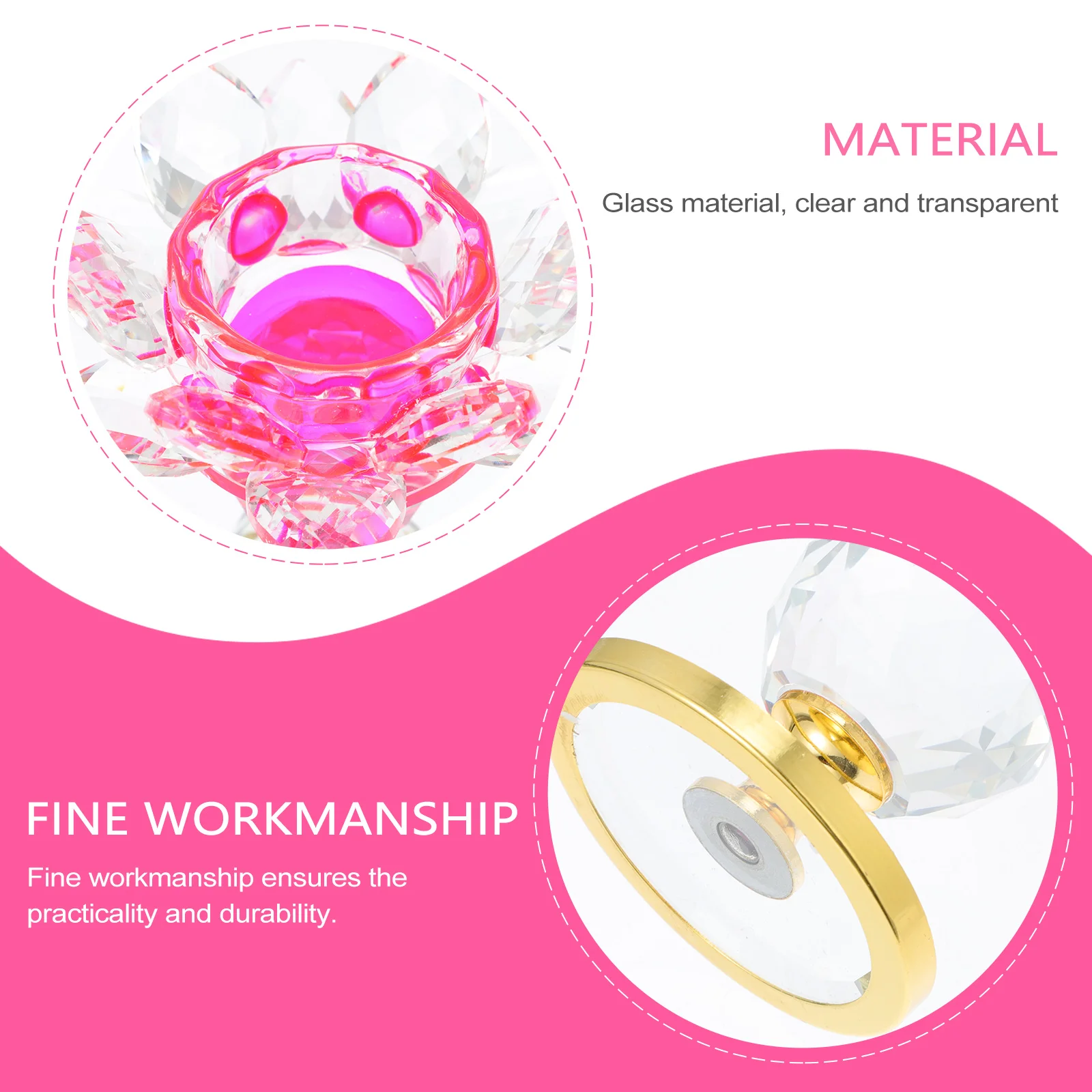 Lotus Lantern Candlestick Elegant Holder Crystal Candleholder Buddha Hall Fine Decorative for Glass Crafts Warm
Lotus Lantern Candlestick Elegant Holder Crystal Candleholder Buddha Hall Fine Decorative for Glass Crafts Warm