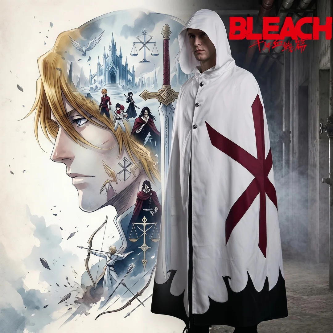 Soft Sternritter Cape Blanket Bleach Anime Wandenreich Plaid Cloak Cosplay Polyester Pajama Bathrobe Shinigami Anime Toy Gift
Soft Sternritter Cape Blanket Bleach Anime Wandenreich Plaid Cloak Cosplay Polyester Pajama Bathrobe Shinigami Anime Toy Gift