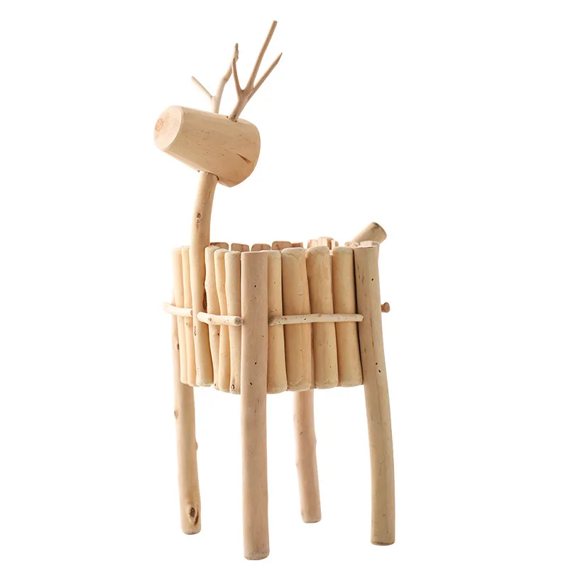 Log deer flower pot, kindergarten environment arrangement, homestay window ornament, garden garden decoration, landscaping
Log deer flower pot, kindergarten environment arrangement, homestay window ornament, garden garden decoration, landscaping