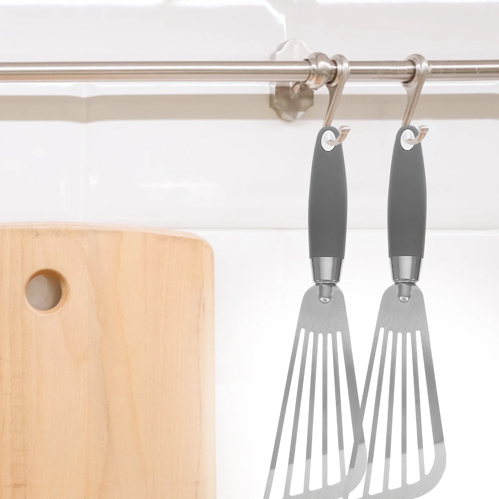 Steak Spatula Stainless Steel Slotted Metal Kitchen Tool For Grilling Fish Burger Egg Pancakes Ergonomic Handle Durable
Steak Spatula Stainless Steel Slotted Metal Kitchen Tool For Grilling Fish Burger Egg Pancakes Ergonomic Handle Durable