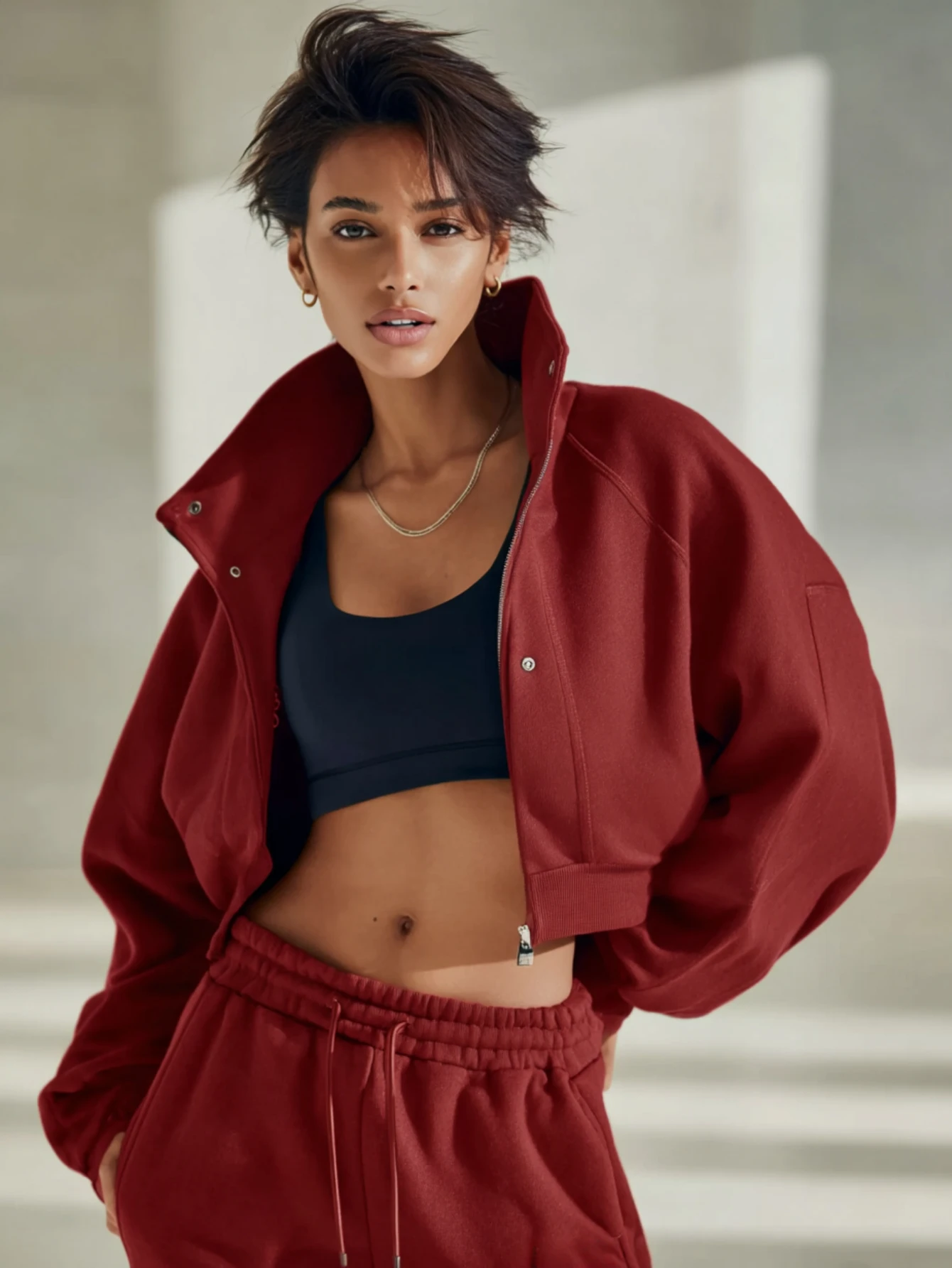 Mia Muse Select Осенние куртки 2025 Женские повседневные однотонные повседневные куртки с длинным рукавом и воротником-стойкой с отдельной молнией
Mia Muse Select Осенние куртки 2025 Женские повседневные однотонные повседневные куртки с длинным рукавом и воротником-стойкой с отдельной молнией