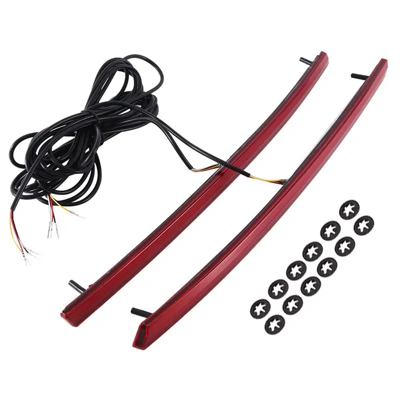 1 Set Car Rear Bumper Tail Light Red LED Reflector Brake Lamp Warning Turn Signal Light Accessories For Ford Kuga 2017-2020
1 Set Car Rear Bumper Tail Light Red LED Reflector Brake Lamp Warning Turn Signal Light Accessories For Ford Kuga 2017-2020