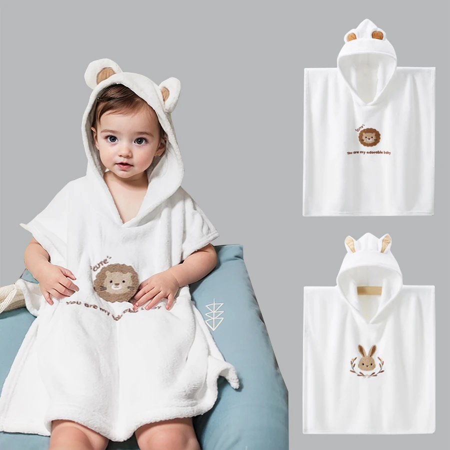 Baby Hooded Bathrobe Kids Bath Towel Super Soft Bathrobe Newborn Absorbent Quick Drying Bathroom Towel Summer Beach Towel
Baby Hooded Bathrobe Kids Bath Towel Super Soft Bathrobe Newborn Absorbent Quick Drying Bathroom Towel Summer Beach Towel
