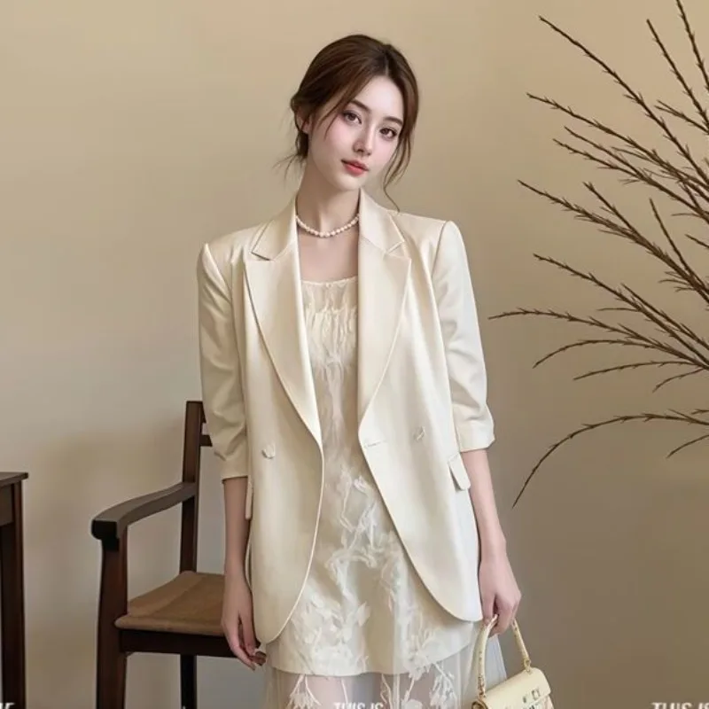 2026 Spring Summer Women's Blazer Fashion Suit Commuting Jacket Lace
2026 Spring Summer Women's Blazer Fashion Suit Commuting Jacket Lace