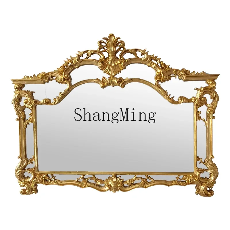 CL Retro Bathroom Mirror Living Room Background Wall Carved Art Special-shaped Wall Hanging Entrance Fireplace Mirror
CL Retro Bathroom Mirror Living Room Background Wall Carved Art Special-shaped Wall Hanging Entrance Fireplace Mirror
