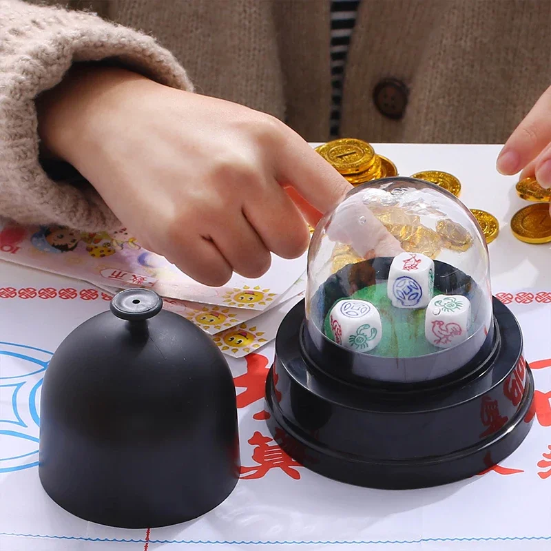 Novelty Gifts Drinking Toys Party Games Automatic Dice Cup with 5pcs Dice Drinking Game Nightclub Bar KTV Board Games Family Toy
Novelty Gifts Drinking Toys Party Games Automatic Dice Cup with 5pcs Dice Drinking Game Nightclub Bar KTV Board Games Family Toy