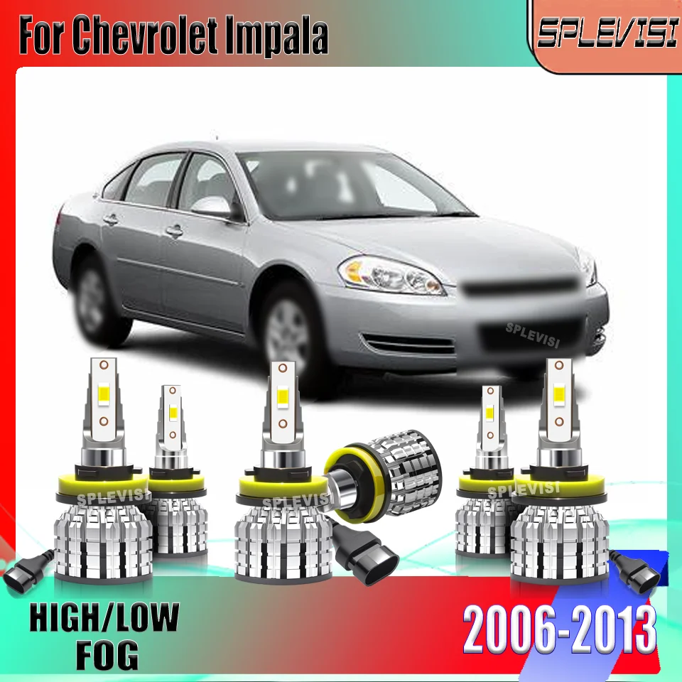 SPLEVISI Plug-and-Play LED Headlight Foglamp Set 3 Years Warranty For Chevrolet Impala 2006 2007 2008 2009 2010 2011 2012 2013
SPLEVISI Plug-and-Play LED Headlight Foglamp Set 3 Years Warranty For Chevrolet Impala 2006 2007 2008 2009 2010 2011 2012 2013