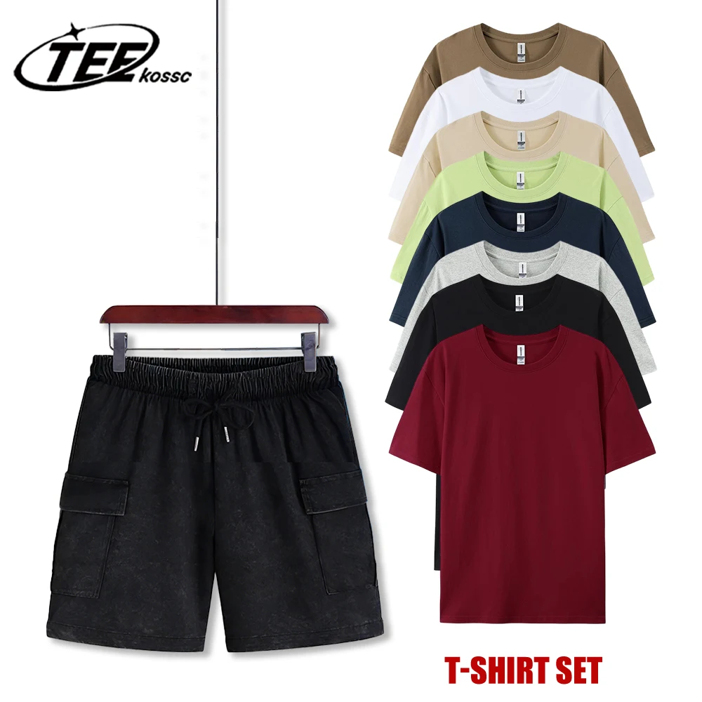 Комплект: хлопковая футболка и шорты для мужчин, летний, универсальный, комфортный, с коротким рукавом, унисекс, креативный, мягкий, однотонный
Комплект: хлопковая футболка и шорты для мужчин, летний, универсальный, комфортный, с коротким рукавом, унисекс, креативный, мягкий, однотонный