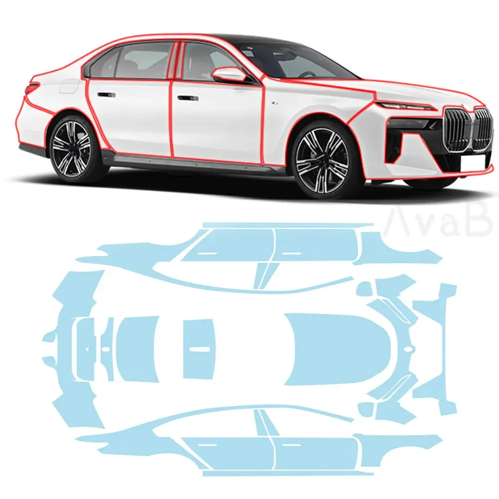 Предварительно вырезанная защитная пленка из ТПУ для краски кузова автомобиля для BMW 7 серии G70 M, комплект капота PPF, аксессуары, прозрачная наклейка против царапин
Предварительно вырезанная защитная пленка из ТПУ для краски кузова автомобиля для BMW 7 серии G70 M, комплект капота PPF, аксессуары, прозрачная наклейка против царапин