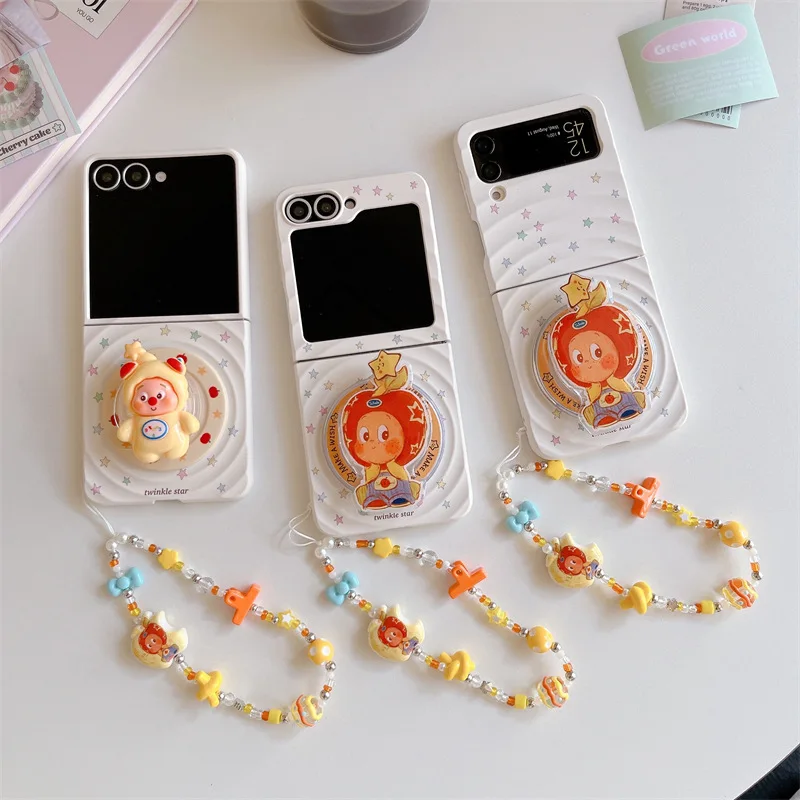 Wave Star Doll Magnetic for Samsung Galaxy Z Flip 7 6 5 4 Protective Back Cover for ZFlip5 ZFlip6 ZFlip7 Case Shell
Wave Star Doll Magnetic for Samsung Galaxy Z Flip 7 6 5 4 Protective Back Cover for ZFlip5 ZFlip6 ZFlip7 Case Shell