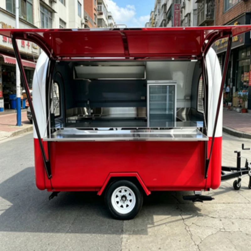 Fully Equipped Food Cart Food Trailer for Snack Food Tacos French Fries with Oven DOT Certified Mobile Snack Cart Customizable
Fully Equipped Food Cart Food Trailer for Snack Food Tacos French Fries with Oven DOT Certified Mobile Snack Cart Customizable
