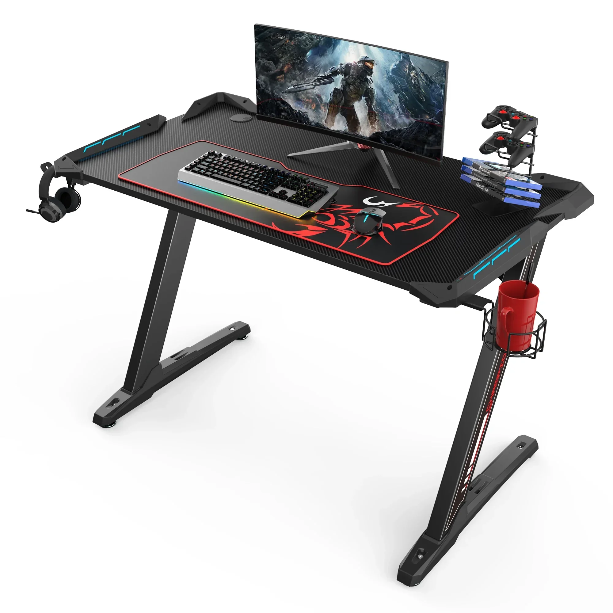 A for Gaming desk racing gaming table design PC gaming desk for E-sports
A for Gaming desk racing gaming table design PC gaming desk for E-sports