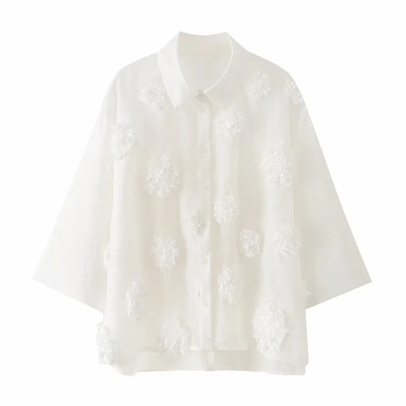 Летняя женская рубашка-топ 2026: Новая модная повседневная свободная блузка, короткая белая женская одежда
Летняя женская рубашка-топ 2026: Новая модная повседневная свободная блузка, короткая белая женская одежда