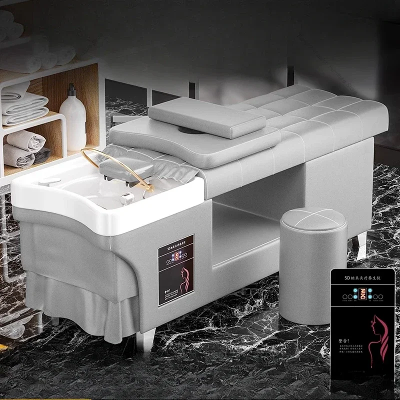 Nordic Luxury Shampoo Chairs Ergonomics Shower Hair Salon Shower Shampoo Bed Lounge Salon Furniture Sillas De Peluquería FYSC
Nordic Luxury Shampoo Chairs Ergonomics Shower Hair Salon Shower Shampoo Bed Lounge Salon Furniture Sillas De Peluquería FYSC