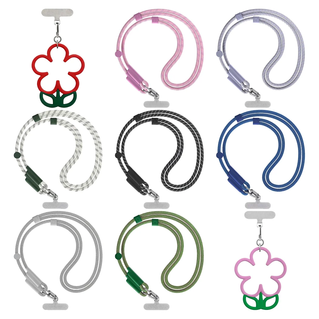 Big Flower Pendant Nylon Phone Charm Shoulder Belt Functional Phone Straps Long Lanyard Phone Hanging Chain
Big Flower Pendant Nylon Phone Charm Shoulder Belt Functional Phone Straps Long Lanyard Phone Hanging Chain