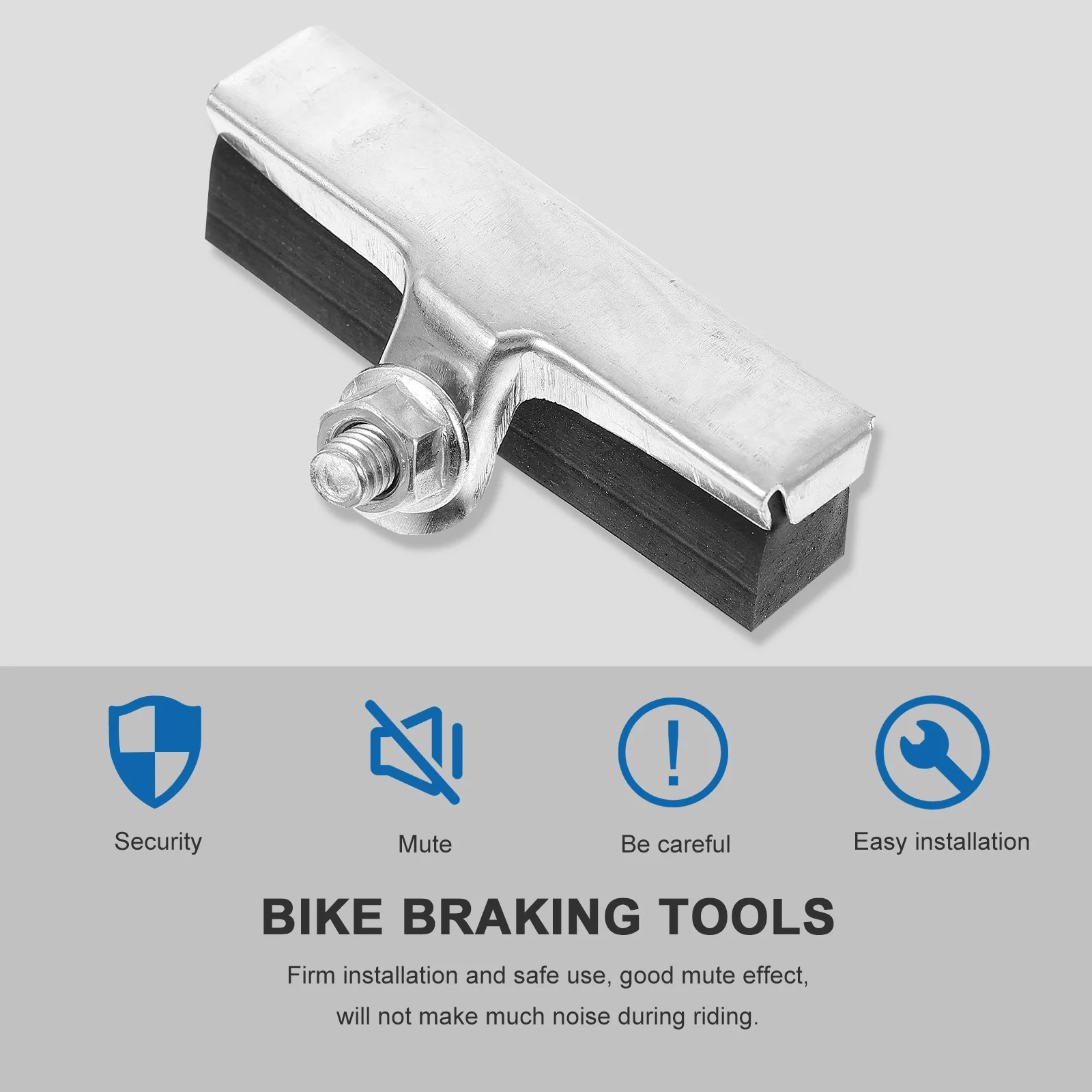 10Pcs Brake Pads Wear-Resistant Metal Rubber Material Long-Lasting Quiet Bike Brake Spacers for Cycling Safety Replacement
10Pcs Brake Pads Wear-Resistant Metal Rubber Material Long-Lasting Quiet Bike Brake Spacers for Cycling Safety Replacement