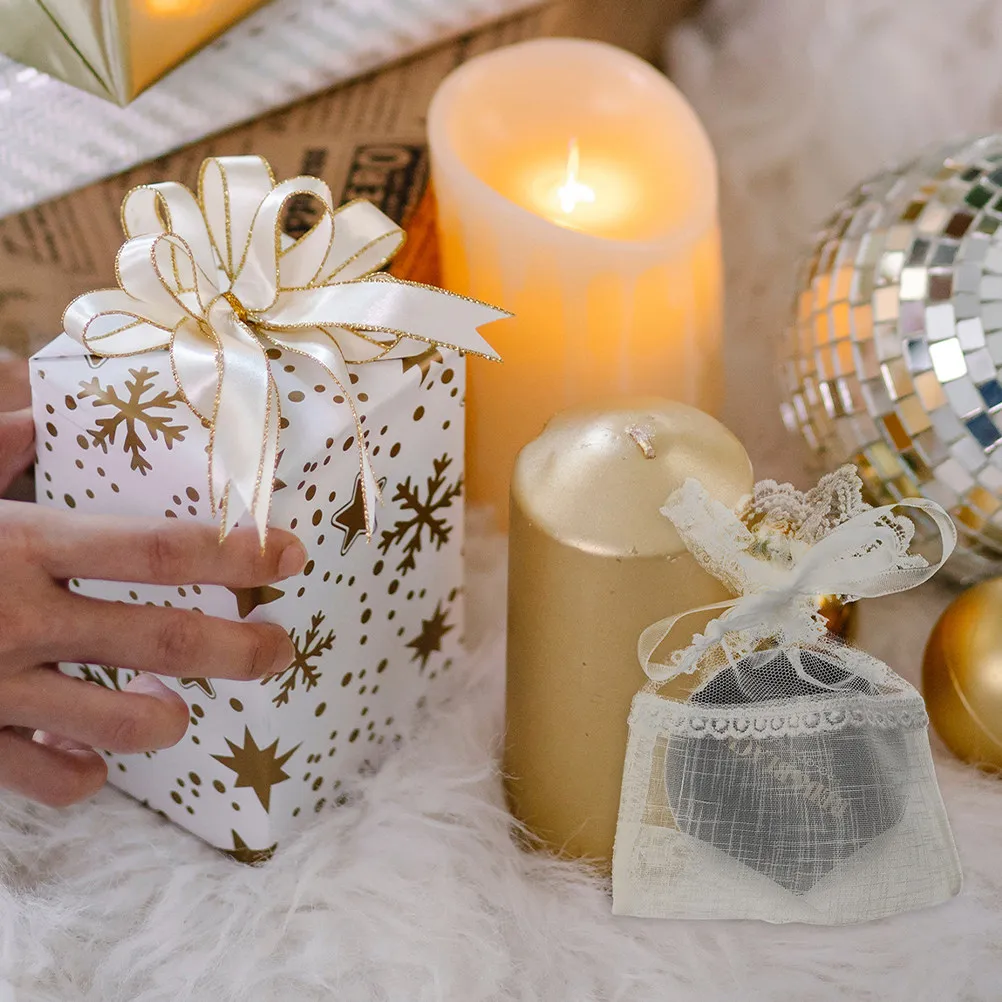 2Pcs Organza Drawstring Jewelry Mesh Bags Lace Edge Party Favor Wedding Packing Small Gift Wrapping Pouches Mesh Produce Bags
2Pcs Organza Drawstring Jewelry Mesh Bags Lace Edge Party Favor Wedding Packing Small Gift Wrapping Pouches Mesh Produce Bags