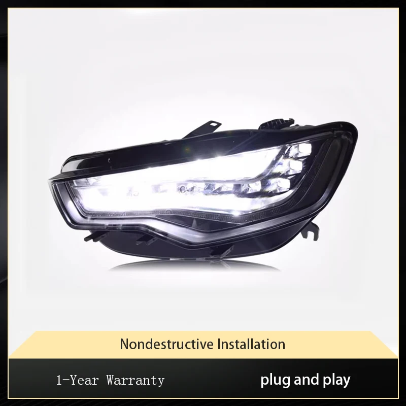 2 PCS Auto Head Lights For Audi 2012-2015 A6L Front Lamp Modified DRL Headlight LED Projector Lens Tool Car Part Accessories
2 PCS Auto Head Lights For Audi 2012-2015 A6L Front Lamp Modified DRL Headlight LED Projector Lens Tool Car Part Accessories